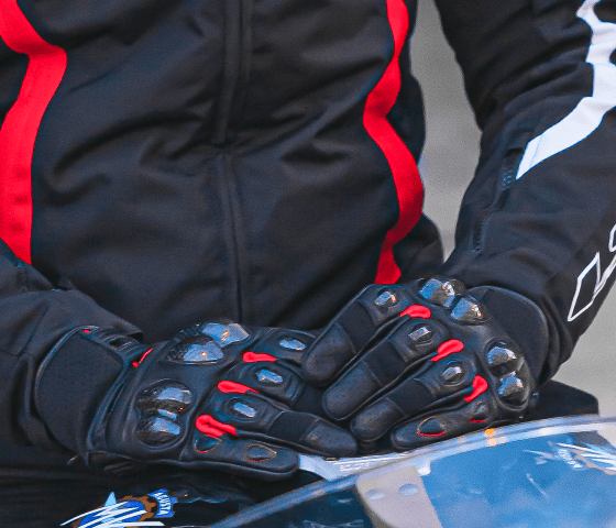 LS2 Spark II Leather Black/H-V MAN